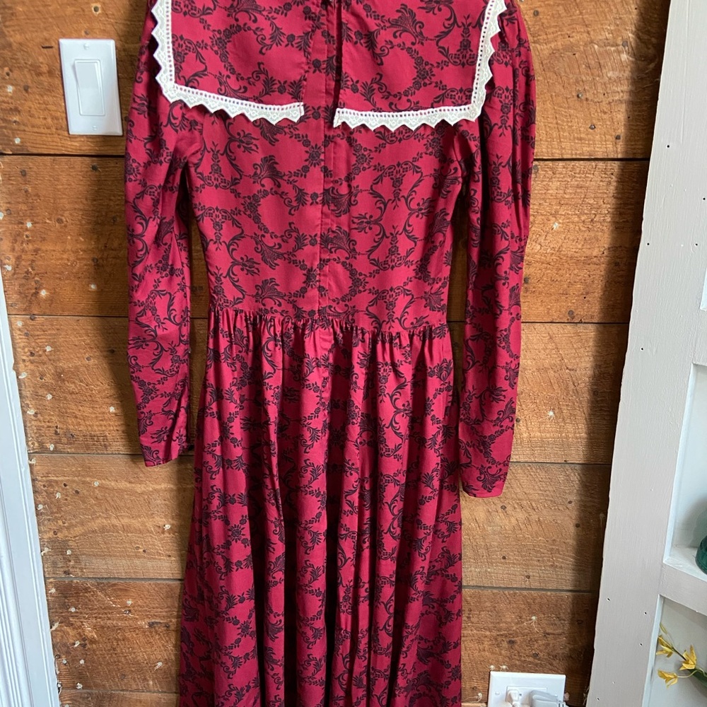 Vintage Gunne Sax prairie collar dress size 9 - Picture 7 of 14